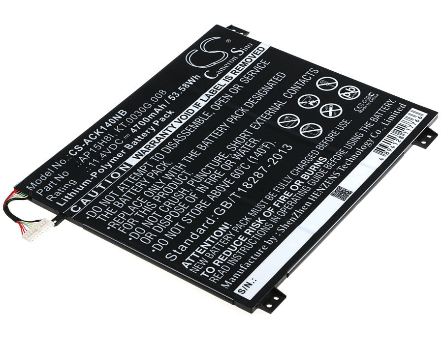 Replacement Battery for Acer  AO1-431-C139 – Notebook, Laptop – 4700mAh / 53.58Wh / 11.4V