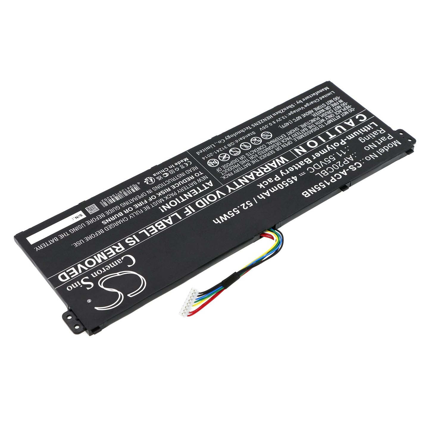 Replacement Battery for Acer  Aspie Vero AV15-51-31UK – Notebook, Laptop – 4550mAh / 52.55Wh / 11.55V