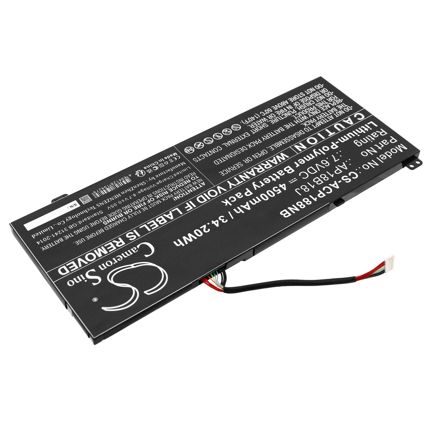 Replacement Battery for Acer  Aspire 3 A314-32 – Notebook, Laptop – 4500mAh / 34.20Wh / 7.6V