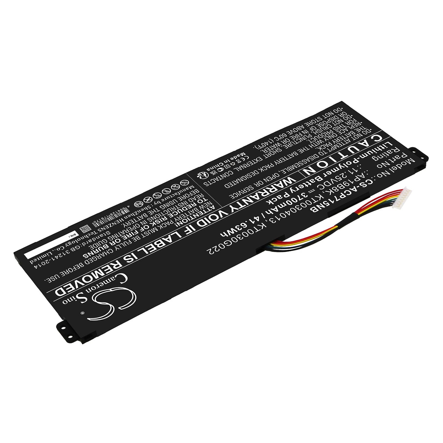 Replacement Battery for Acer  Aspire 3 A314-22-A1YY – Notebook, Laptop – 3700mAh / 41.63Wh / 11.25V