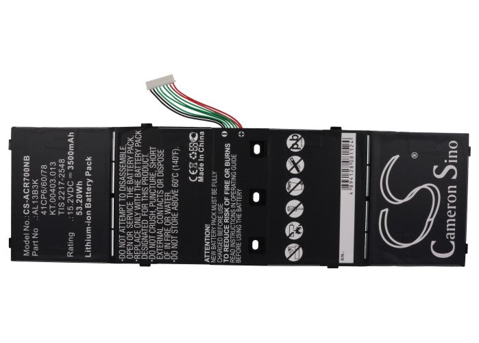 Replacement Battery for Acer  Aspire E15 – Notebook, Laptop – 3500mAh / 53.20Wh / 15.2V