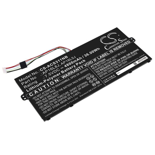 Replacement Battery for Acer  Chromebook Spin 311 CP311-2H – Notebook, Laptop – 4800mAh / 36.00Wh / 7.5V