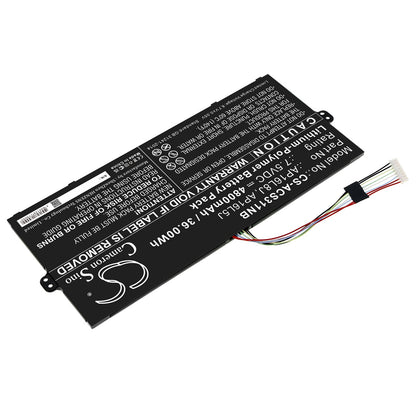 Replacement Battery for Acer  Chromebook Spin 311 CP311-2H – Notebook, Laptop – 4800mAh / 36.00Wh / 7.5V