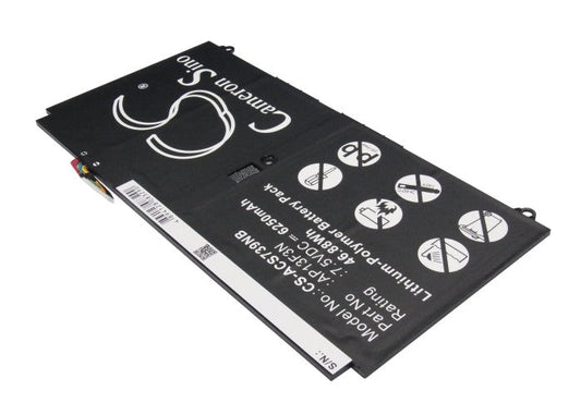 Replacement Battery for Acer  Aspire S7-391-6822 – Notebook, Laptop – 6250mAh / 46.88Wh / 7.5V