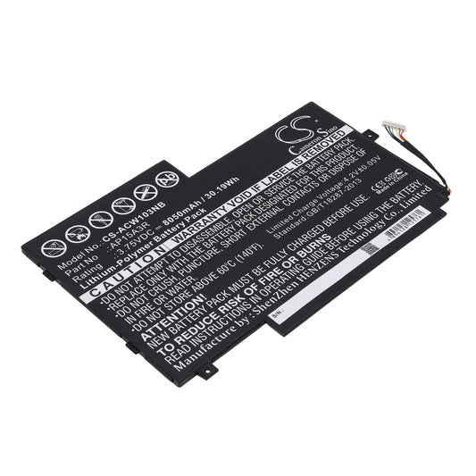 Replacement Battery for Acer  Aspire Switch 10E – Notebook, Laptop – 8050mAh / 30.19Wh / 3.75V