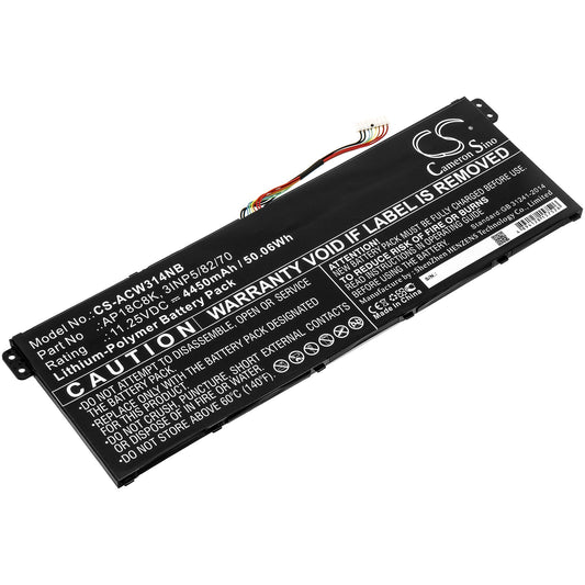 Replacement Battery for Acer  Aspire 5 A514-52-58U3 – Notebook, Laptop – 4450mAh / 50.06Wh / 11.25V