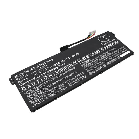 Replacement Battery for Acer  Aspire Vero AV15-52 – Notebook, Laptop – 4650mAh / 53.99Wh / 11.61V