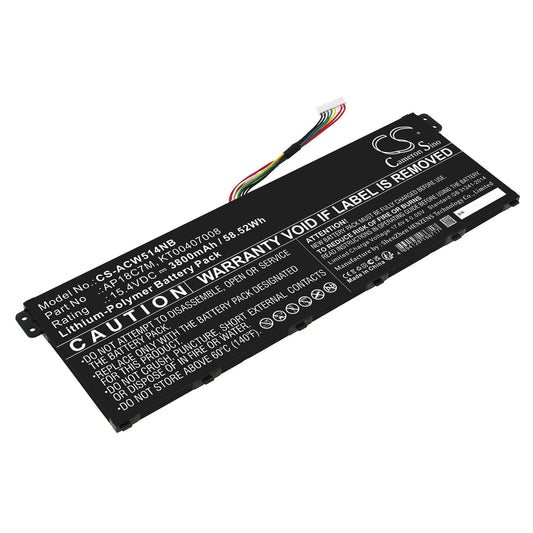 Replacement Battery for Acer  ConceptD 3 CN316-73G-729B – Notebook, Laptop – 3800mAh / 58.52Wh / 15.4V