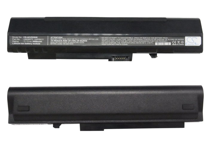 Replacement Battery for Gateway  LT1000 – Notebook, Laptop – 4400mAh / 11.1V