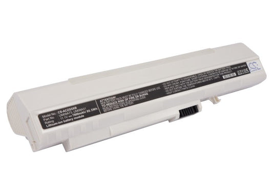 Replacement Battery for Acer  Aspire One – Notebook, Laptop – 7800mAh / 11.1V