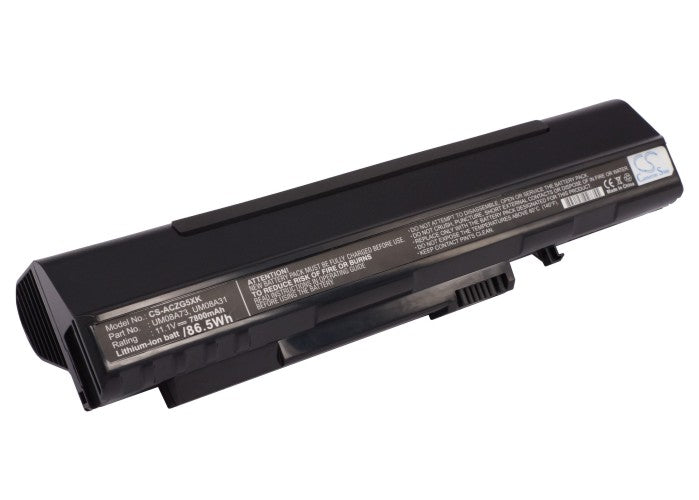 Replacement Battery for Gateway  LT1000 – Notebook, Laptop – 7800mAh / 11.1V
