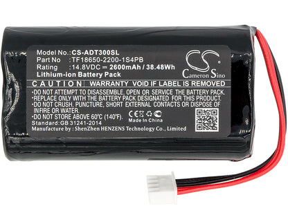 Replacement Battery for Audio Pro  Addon T10 – 2600mAh / 38.48Wh