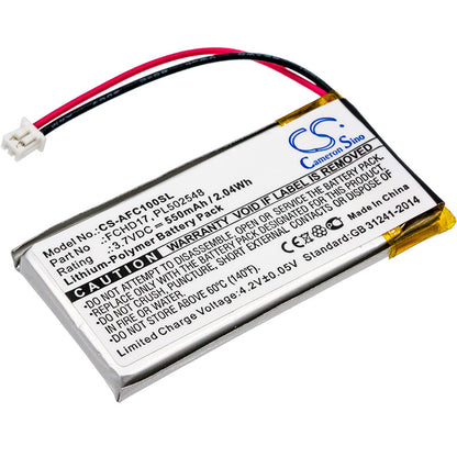Replacement Battery for ACME  CarC – Camera – 550mAh / 2.04Wh / 3.7V