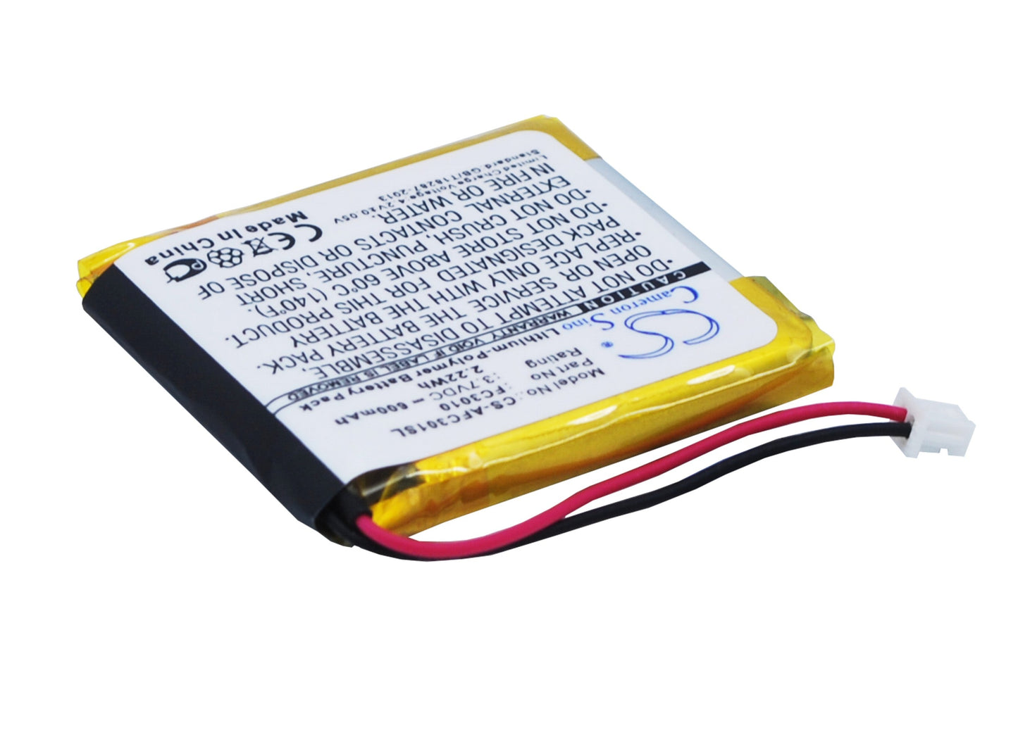 Replacement Battery for ACME  FC3010 – Camera – 600mAh / 2.22Wh / 3.7V