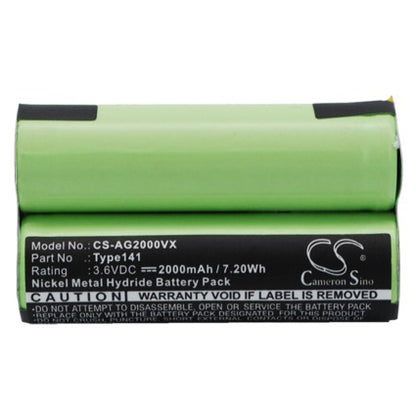 Replacement Battery for AEG FM 36, Junior 2.0 – 2000mAh / 7.20Wh