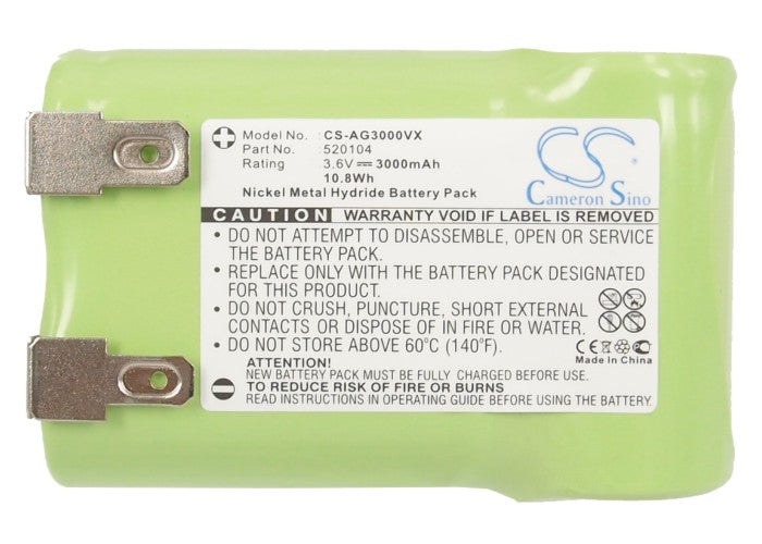 Replacement Battery for AEG  Junior 3000 – Vacuum – 3000mAh / 3.6V