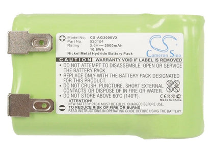 Replacement Battery for AEG  Junior 3000 – Vacuum – 3000mAh / 3.6V