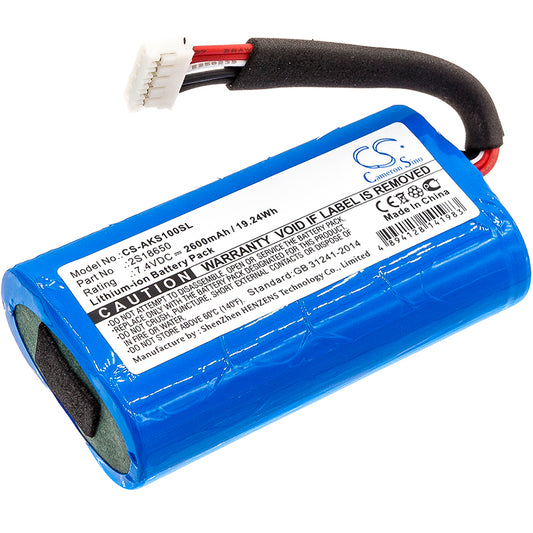 Replacement Battery for Anker  SoundCore Boost – 2600mAh / 19.24Wh