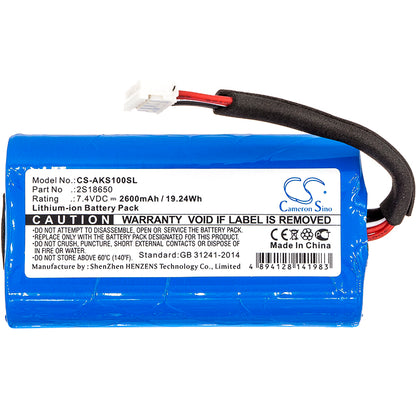 Replacement Battery for Anker  SoundCore Boost – 2600mAh / 19.24Wh