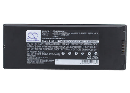 Replacement Battery for Apple  MacBook 13" A1181 – Notebook, Laptop – 5000mAh / 54.00Wh / 10.8V
