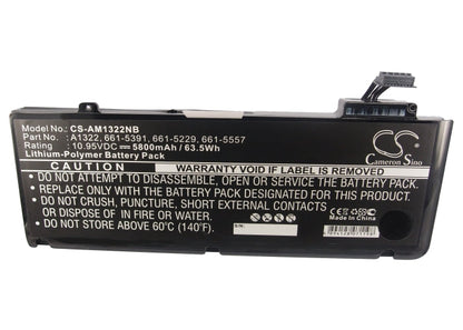 Replacement Battery for Apple  MacBook Pro 13 – Notebook, Laptop – 5800mAh / 63.51Wh / 10.95V