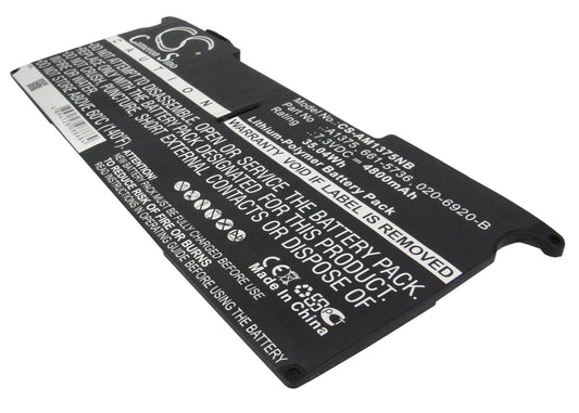 Replacement Battery for Apple  MacBook Air 11" A1370 2010 – Notebook, Laptop – 4800mAh / 35.04Wh / 7.3V