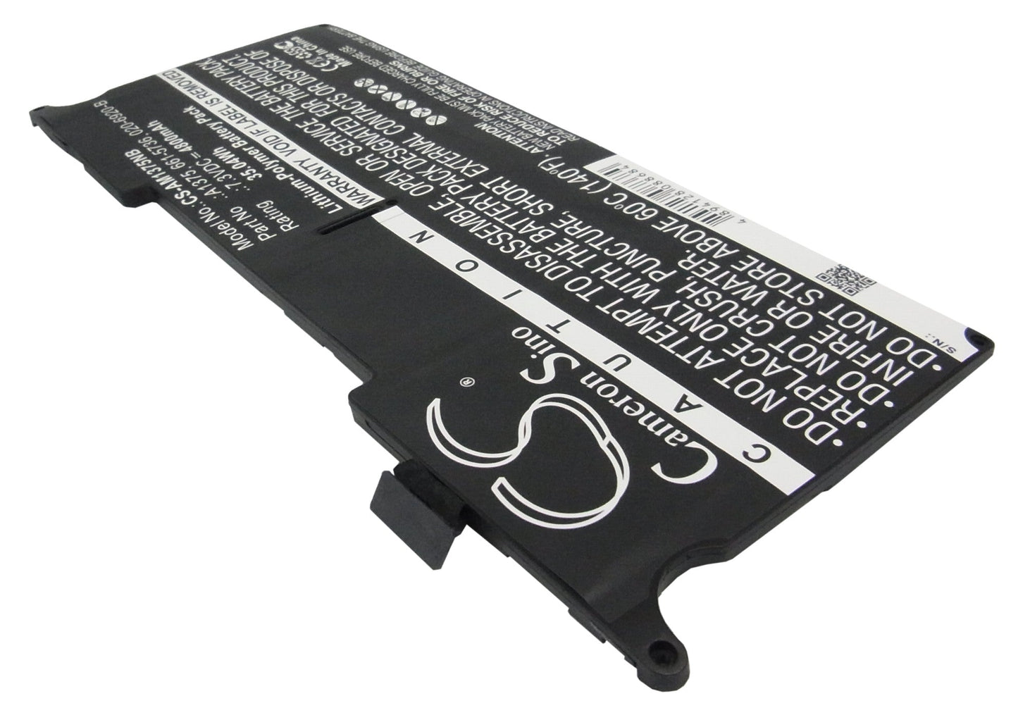 Replacement Battery for Apple  MacBook Air 11" A1370 2010 – Notebook, Laptop – 4800mAh / 35.04Wh / 7.3V