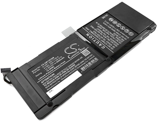 Replacement Battery for Apple  MacBook Pro 17 – Notebook, Laptop – 6900mAh / 75.56Wh / 10.95V