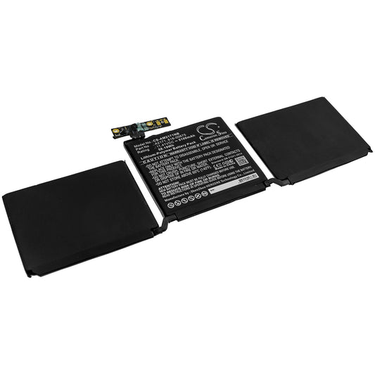Replacement Battery for Apple  MacBook Pro 13 Inch Two Thunde – Notebook, Laptop – 5100mAh / 58.19Wh / 11.41V