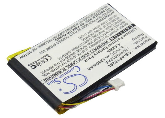 Replacement Battery for Asus  90WG012AE1155L1 – GPS, Navigator – 1250mAh / 3.7V