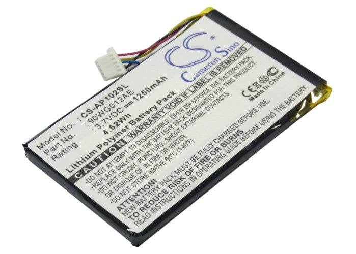 Replacement Battery for Asus  90WG012AE1155L1 – GPS, Navigator – 1250mAh / 3.7V