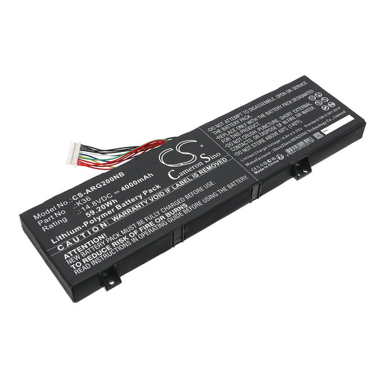 Replacement Battery for Aierxuan  G1 – Notebook, Laptop – 4000mAh / 59.20Wh / 14.8V