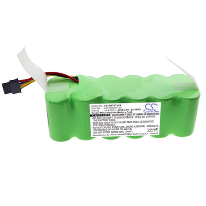 Replacement Battery for Ariete  271100ALUK – Vacuum – 2000mAh / 28.80Wh / 14.4V