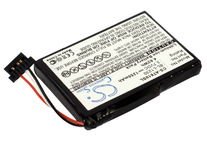 Replacement Battery for Airis  T610 – GPS, Navigator – 1250mAh / 4.63Wh / 3.7V