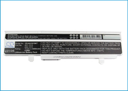 Replacement Battery for Asus  Eee PC 1015 – Notebook, Laptop – 4400mAh / 10.8V