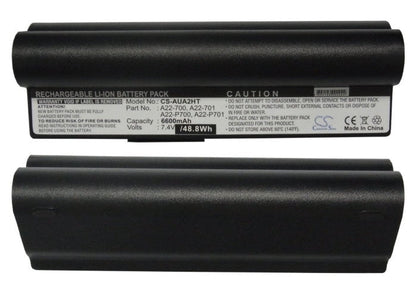 Replacement Battery for Asus  Eee PC 2G Linux – Notebook, Laptop – 6600mAh / 7.4V