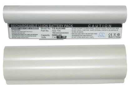 Replacement Battery for Asus  Eee PC 2G Linux – Notebook, Laptop – 5200mAh / 7.4V