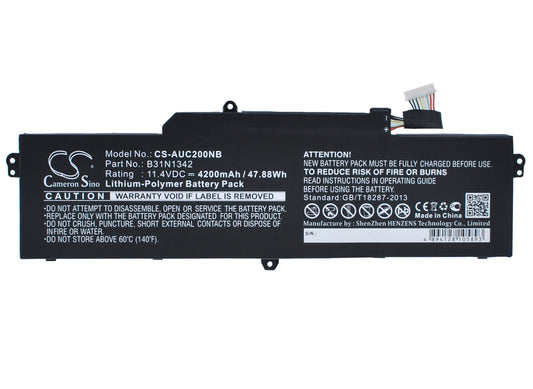 Replacement Battery for Asus  C200MA-DS01 – Notebook, Laptop – 4200mAh / 47.88Wh / 11.4V