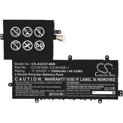 Replacement Battery for Asus  C204MA-1A – Notebook, Laptop – 3500mAh / 40.43Wh / 11.55V