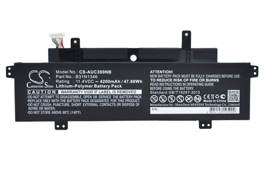 Replacement Battery for Asus  C300MA_C-2A – Notebook, Laptop – 4200mAh / 47.88Wh / 11.4V
