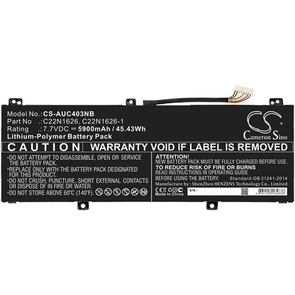 Replacement Battery for Asus  C213NA – Notebook, Laptop – 5900mAh / 45.43Wh / 7.7V