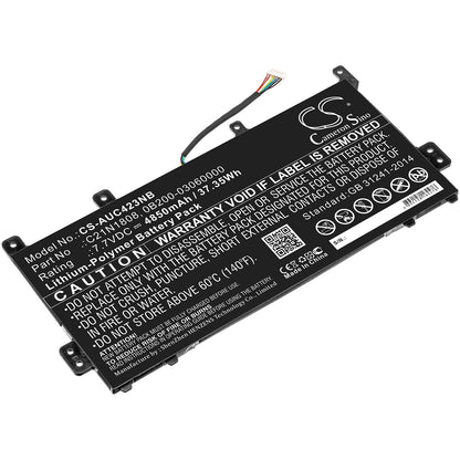 Replacement Battery for Asus  C423 – Notebook, Laptop – 4850mAh / 37.35Wh / 7.7V