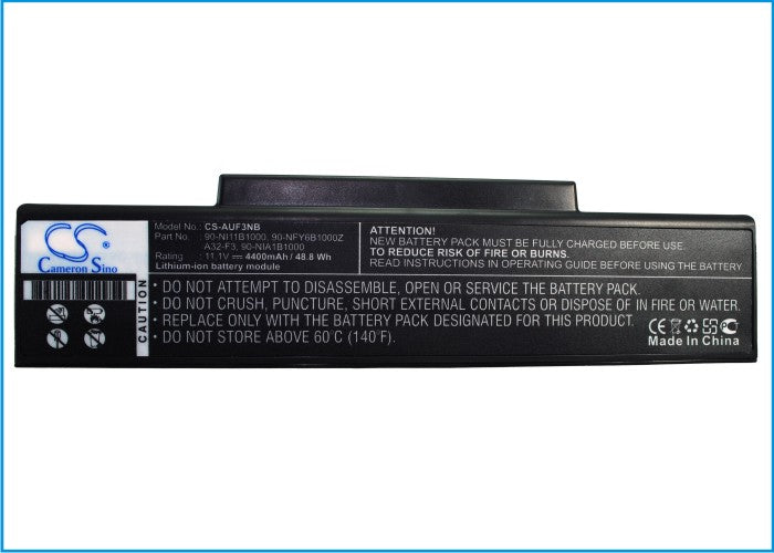 Replacement Battery for Sanyo  – Notebook, Laptop – 4400mAh/48.84Wh / 11.1V