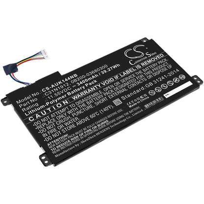 Replacement Battery for Asus  E410MA – Notebook, Laptop – 3400mAh / 39.27Wh / 11.55V