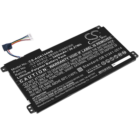 Replacement Battery for Asus  E410MA – Notebook, Laptop – 3400mAh / 39.27Wh / 11.55V