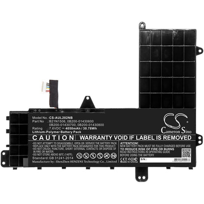 Replacement Battery for Asus  E502NA-2A – Notebook, Laptop – 4050mAh / 30.78Wh / 7.6V