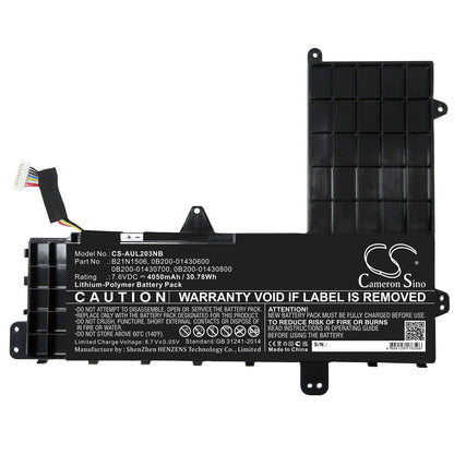 Replacement Battery for Asus  E502NA-2A – Notebook, Laptop – 4050mAh / 30.78Wh / 7.6V