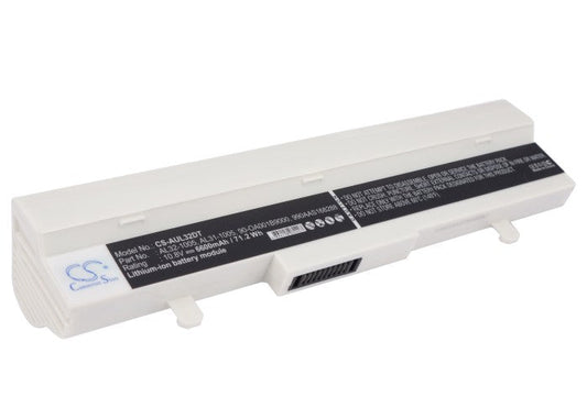 Replacement Battery for Asus  Eee PC 1001HA – Notebook, Laptop – 6600mAh / 10.8V