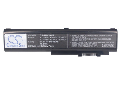 Replacement Battery for Asus  N50 – Notebook, Laptop – 4400mAh/48.84Wh / 11.1V