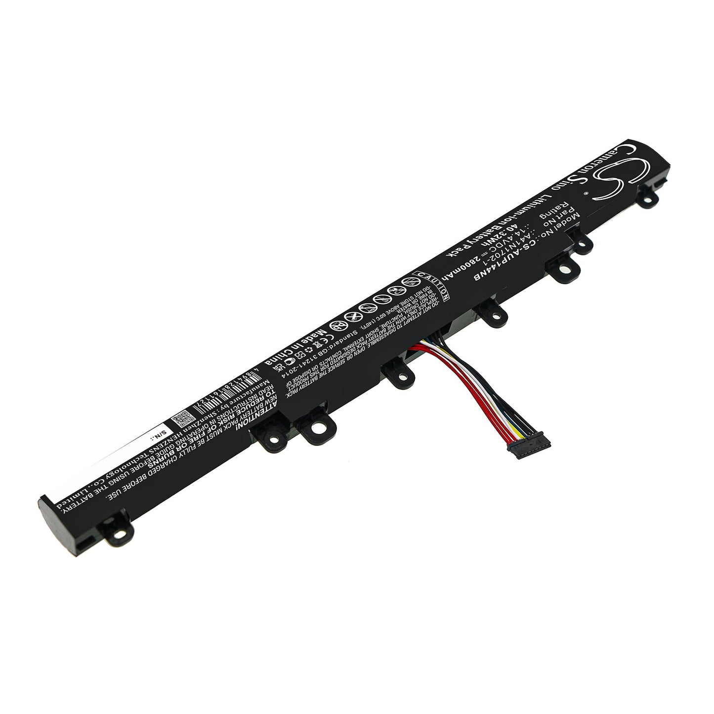 Replacement Battery for Asus  P1440FA – Notebook, Laptop – 2800mAh / 40.32Wh / 14.4V